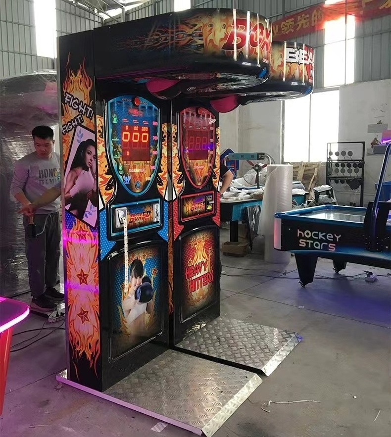 Street Amusement Coin Operated ultimate Big Punch Boxing Arcade Machine electronic game Machine for sales