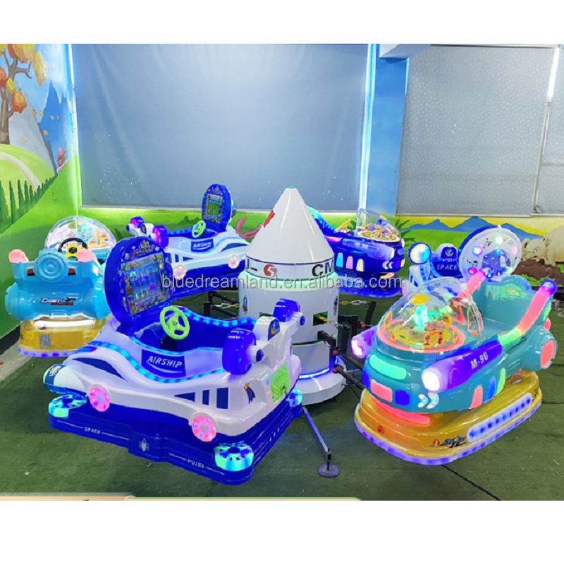 Amusement Park Kids Swing cars 6 Seats Aircraft spaceship carousel Rides merry-go-round For sales