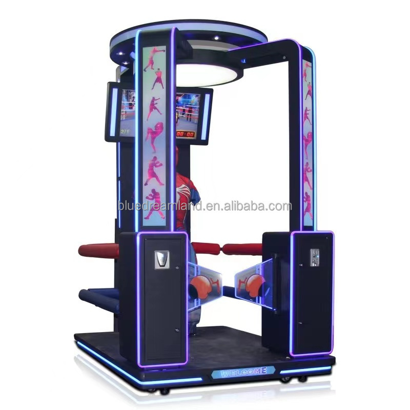 Amusement park 1/2 Player Big Punch Deluxe Boxing Vending Machine Arcade Game Coin Operated Boxing arcade Machine For Sales