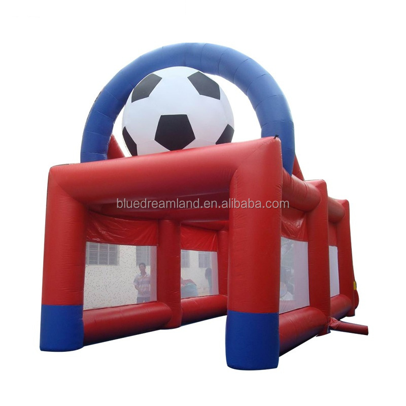 New product inflatable football/soccer shooting goal/target sports games for sales