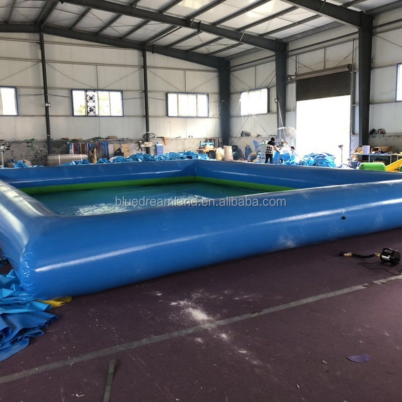 Outdoor commercial use large inflatable water swimming pool for kids and adults