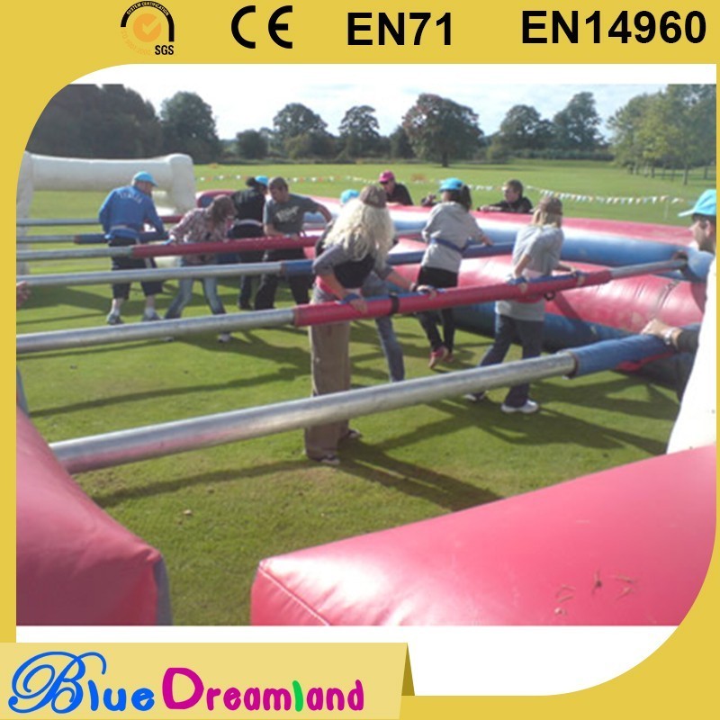 Trade Assurance inflatable football soccer pitch filed table games for sales