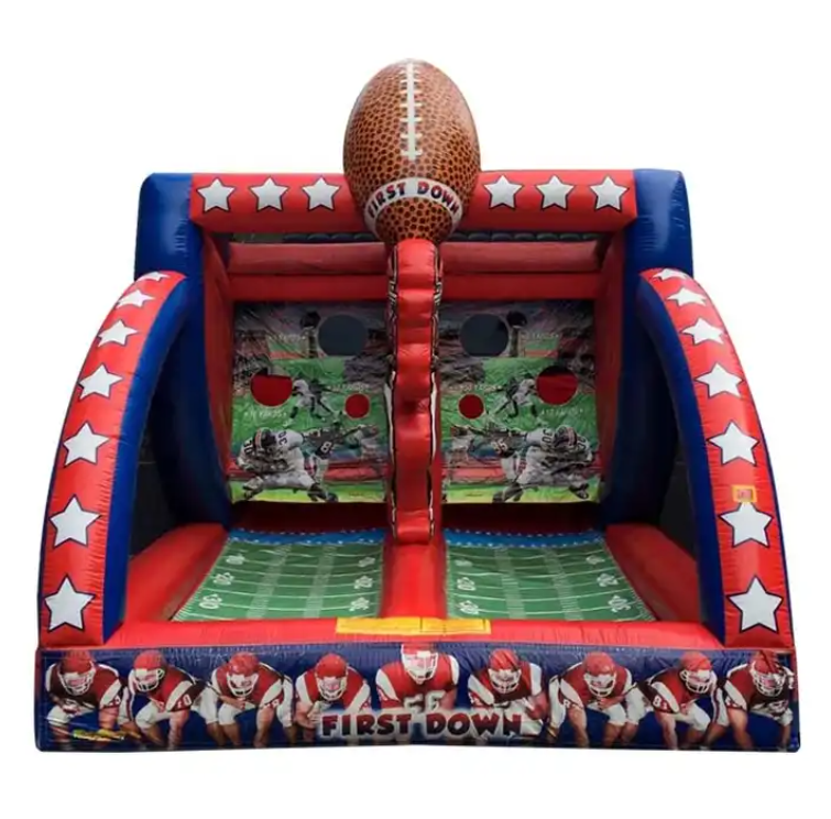 New product commercial use inflatable football/soccer shooting goal/target sports games for sales