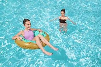 Bestway 36300 Inflatable Donut Shaped Swimming Ring Pool Float