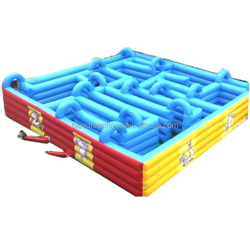 Hot Sale Kids Inflatable haunted Maze jumping castle bounce house for sale