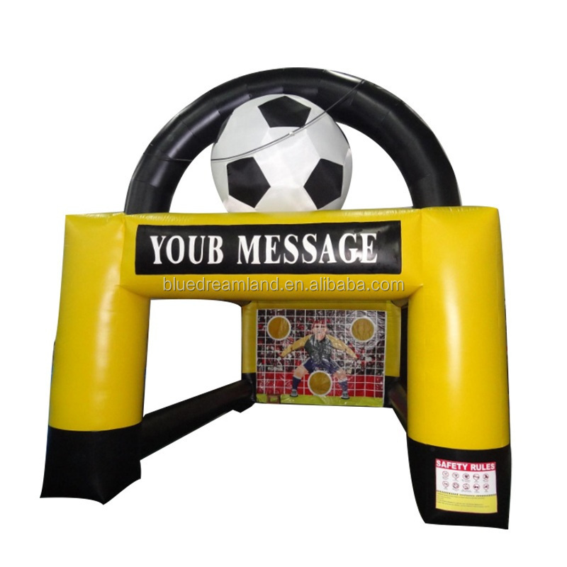 New product inflatable football/soccer shooting goal/target sports games for sales