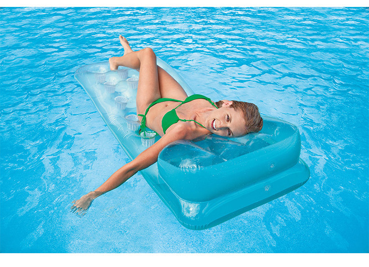 INTEX 58890 18-POCKET FASHION MATS Pool Float Raft Inflatable Beach Float