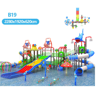 Factory price outdoor playground shark Water Park Equipment Fiberglass Water Slide Swimming Pool Slides For sales