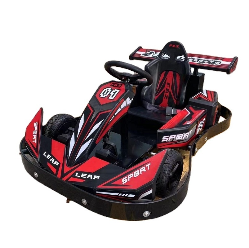 New sports style Amusement themed park electric karting battery racing go kart for children and adults for sales