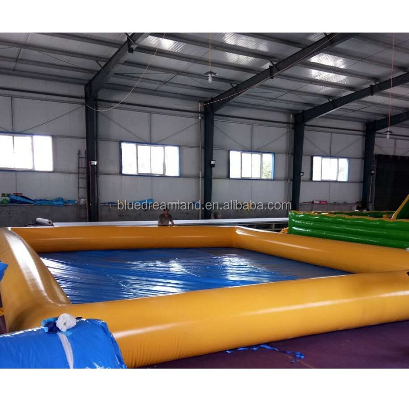 Outdoor commercial use large inflatable water swimming pool for kids and adults