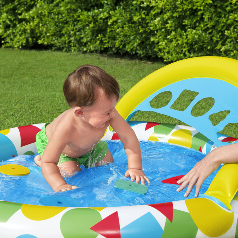 Bestway 52378 Summer Inflatable Kiddie Pool Portable Water-Filled Splash Mini Baby Swimming Pool