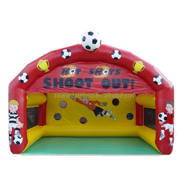 New product inflatable football/soccer shooting goal/target sports games for sales