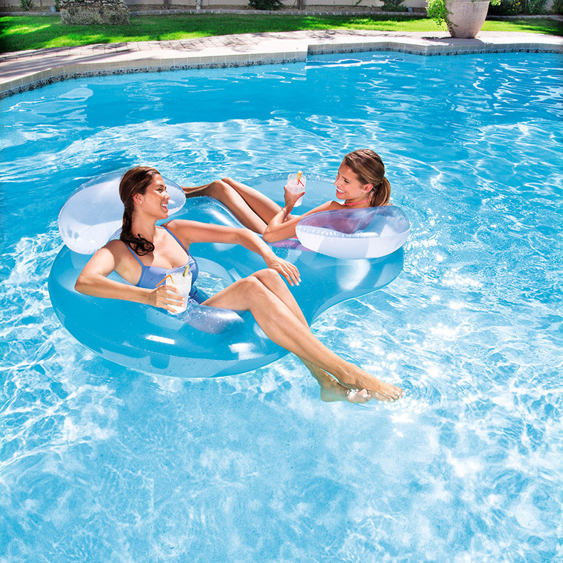 Bestway 43009 swim Ring Float twins 188*117cm inflatable pool chair