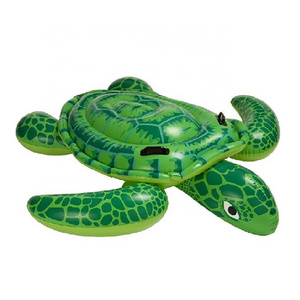 Intex 57524 2 Handle Water Inflatable Animal Cartoon Turtle Ride Children's Toy