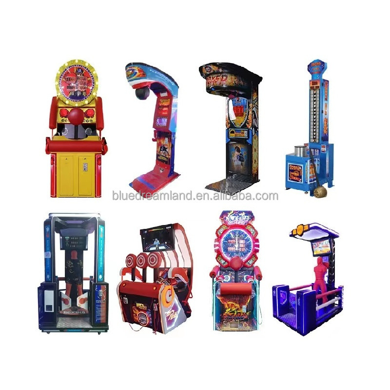 Amusement park 1/2 Player Big Punch Deluxe Boxing Vending Machine Arcade Game Coin Operated Boxing arcade Machine For Sales