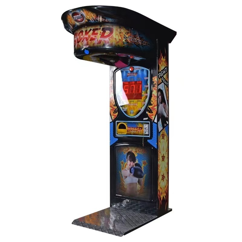 Street Amusement Coin Operated ultimate Big Punch Boxing Arcade Machine electronic game Machine for sales