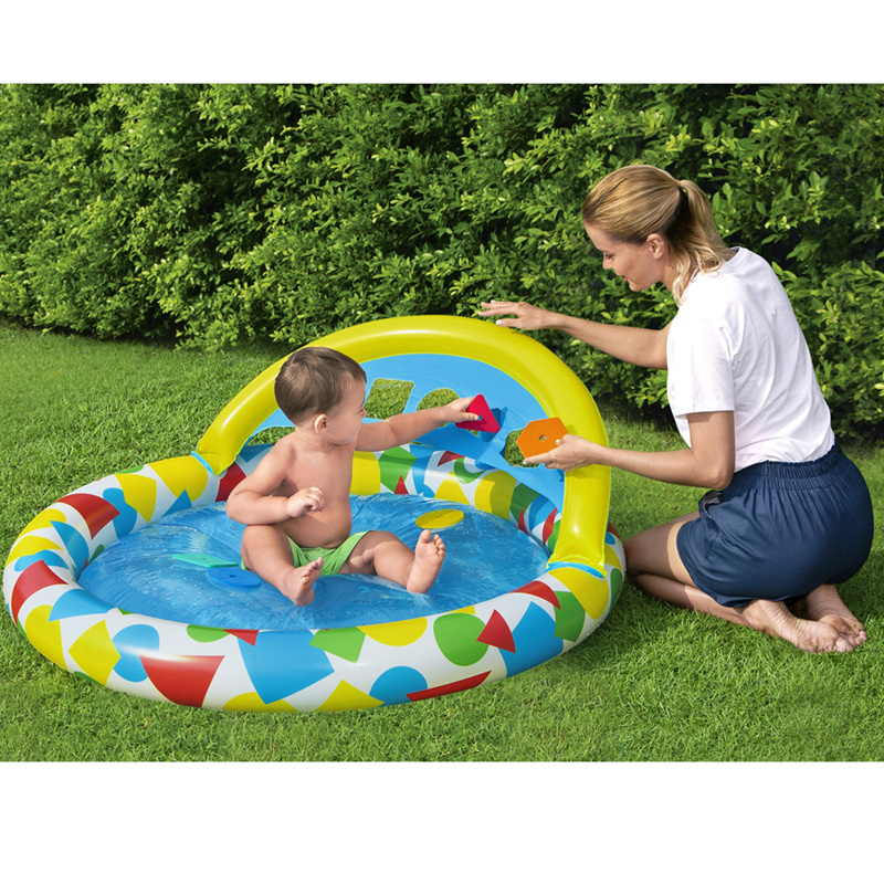 Bestway 52378 Summer Inflatable Kiddie Pool Portable Water-Filled Splash Mini Baby Swimming Pool