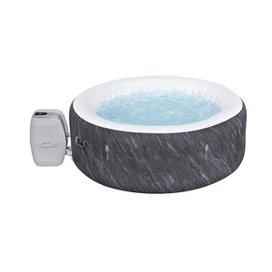 Bestway 60175 Boracay Smart AirJet 4 Blue Marble Spa Tubs Sauna Rooms Inflatable Hot Tub With App-Control 2-4 Person Spa