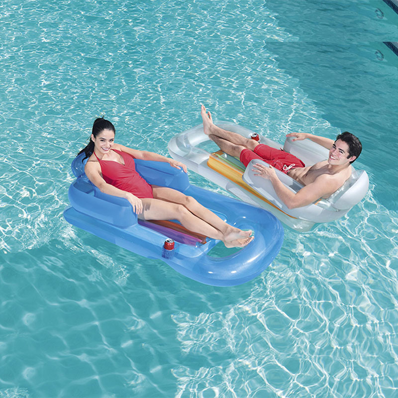 Bestway 43028 Inflatable Tanning Pool Lounger Float Sunbathing Pool Lounge Raft Floatie Toys