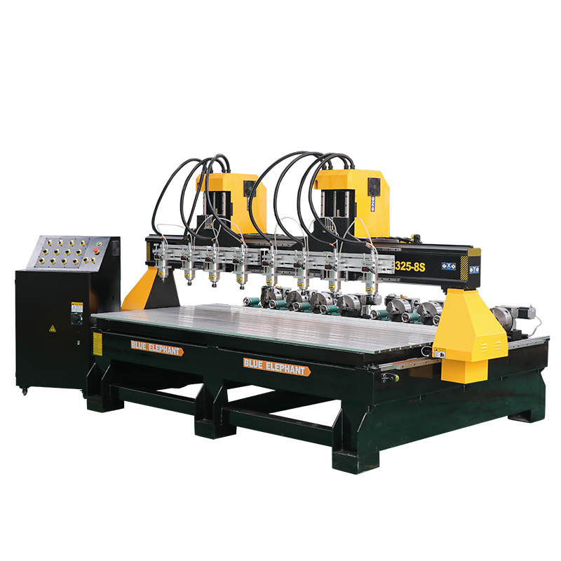 1325 multi head drilling machine cnc rotary table