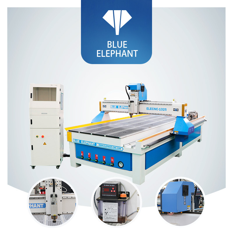 Blue elephant cnc 1325 1530 wood router 4 axis 3 axis cnc wood carving machine cnc wood working machine