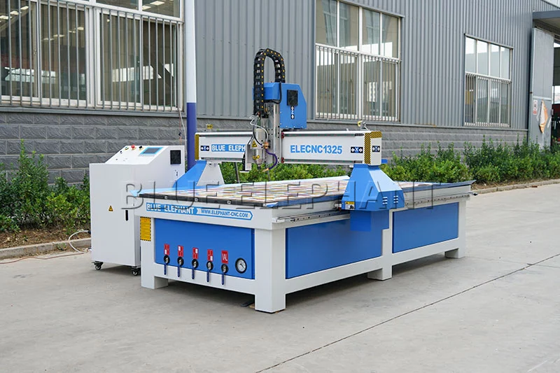 Blue elephant 1325 automatic edge cnc router ccd with 3d camera vision positioning for pu print board, pvc, acrylic