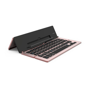 Special customized Three-fold folding aluminum alloy wireless keyboard for Mobile phone