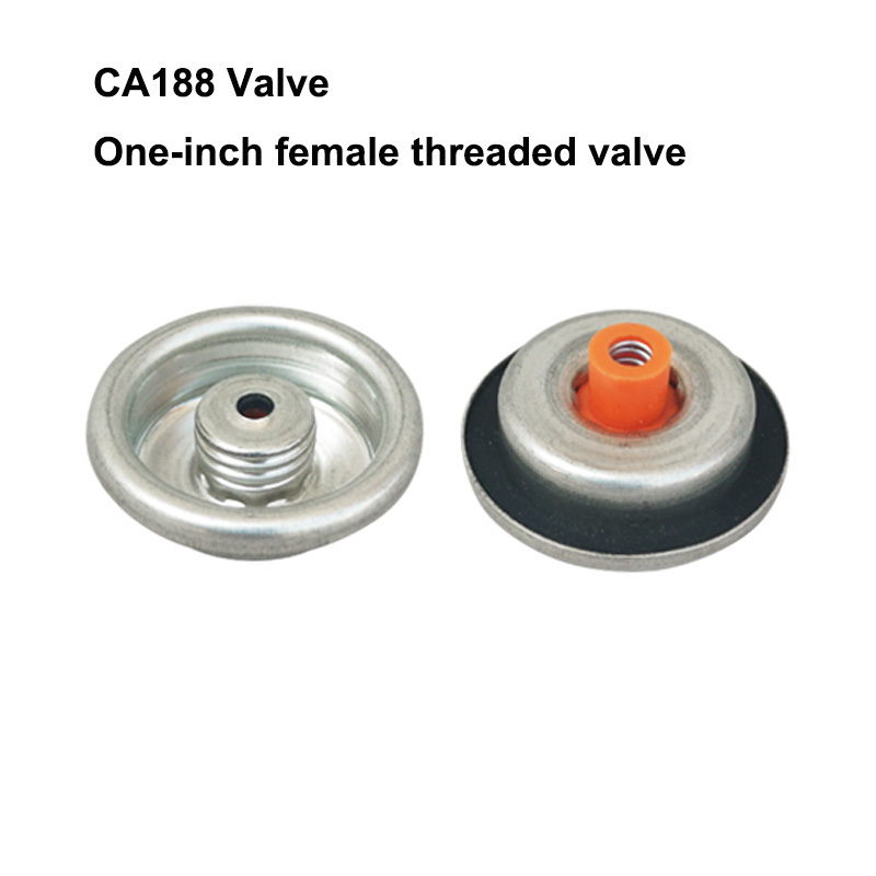 7/16ns Screw Valve With Single Layer Or Double Layer For Butane and  propane gas can