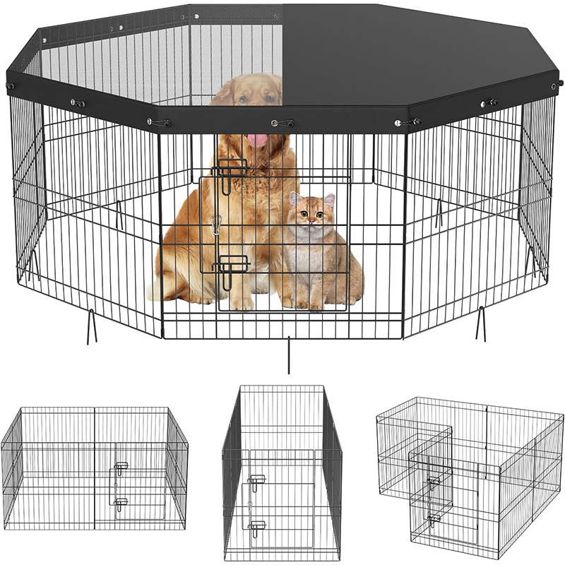 Dog playpen Durable Sunshade Crate Cover waterproof Top Cover Dog Crate Covers Durable Sunshade