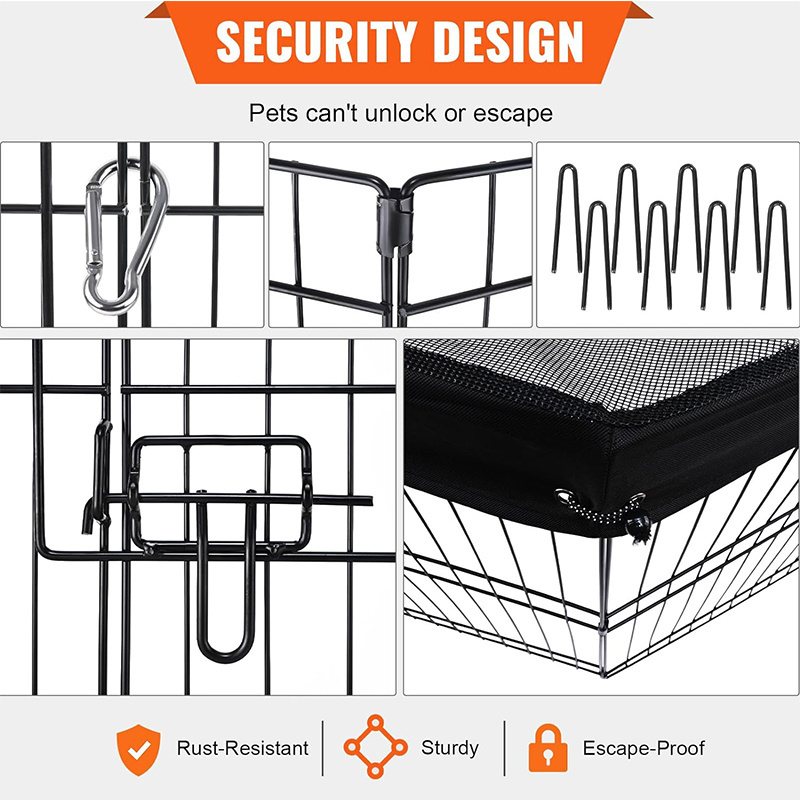 Dog playpen Durable Sunshade Crate Cover waterproof Top Cover Dog Crate Covers Durable Sunshade