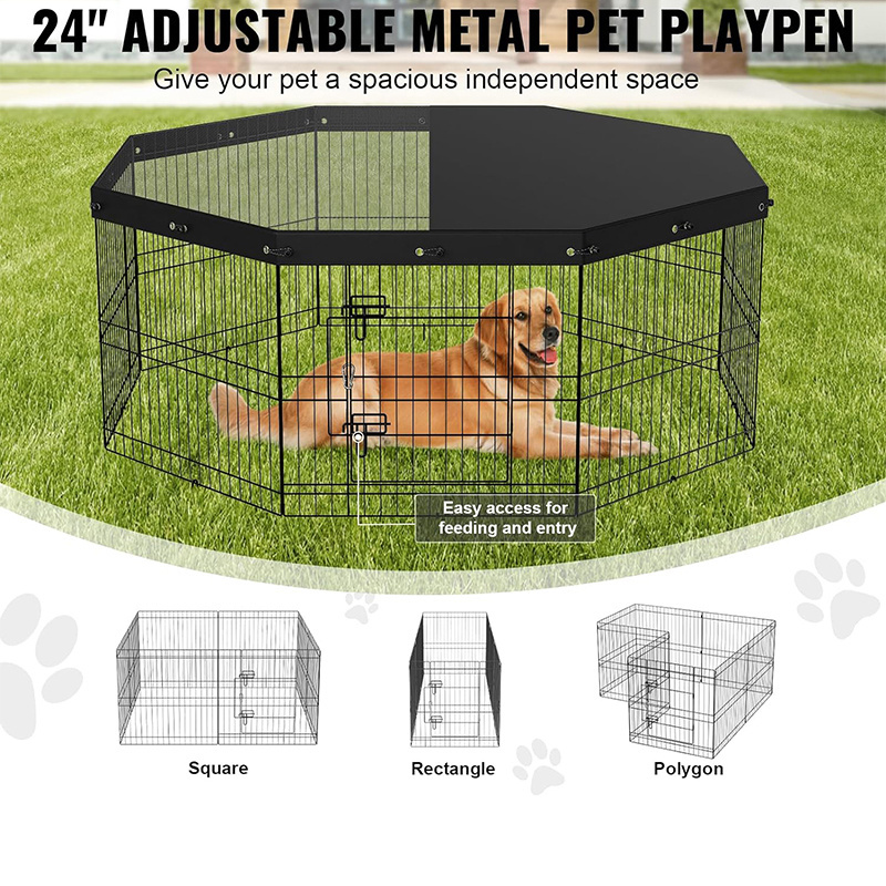 Dog playpen Durable Sunshade Crate Cover waterproof Top Cover Dog Crate Covers Durable Sunshade