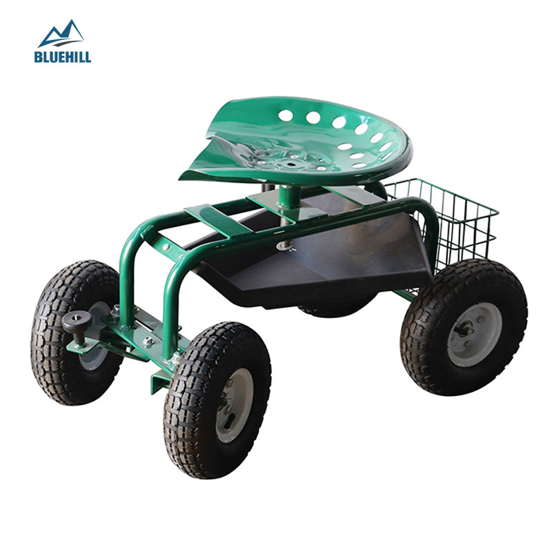 Weeding Gardening Outdoor Lawn Care Garden Cart Rolling Scooter