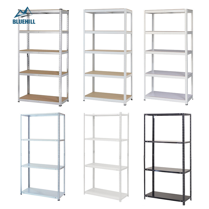 House garage heavy duty 180x90x40 galvanized warehouse storage boltless steel racks shelf unit with laminated/particle/mdf board