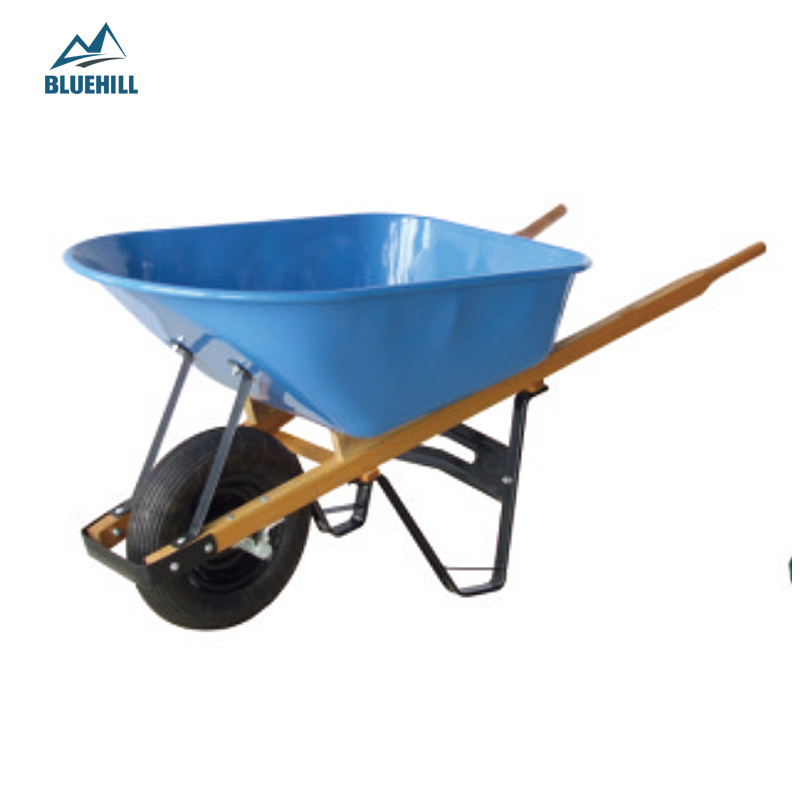 Hot Sale Double/Two Wheels Narrow/Small Vintage Red Cheap Metal/Steel Dual Wheel Wheelbarrow for Builders