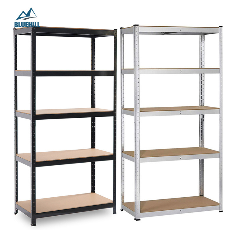 5-tier Heavy Duty Metal Steel Corner Shelf Boltless Garage Storage Shelving Racks-coated