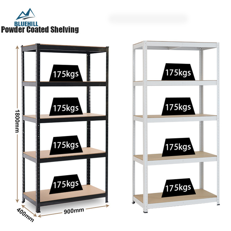 5 layer 1800*900*400mm boltless shelving storage boltless rack shelves