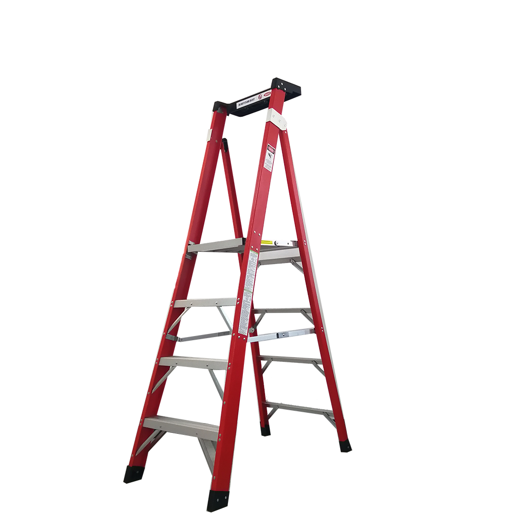 Fiberglass 300 Lb Load Capacity Triangle Step Platform Ladders Industrial Ladders Insulation Ladders Blue Hill 1450mm-2895mm 2-7