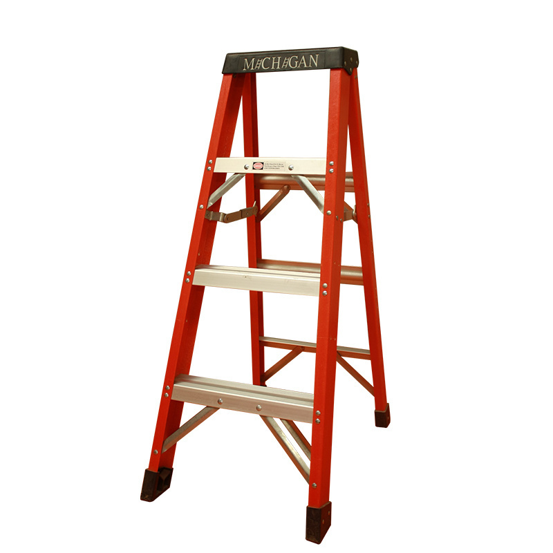 Practical narrow folding step ladder hinge movable ladder