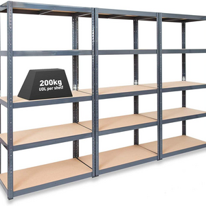 Qingdao Heavy Duty Store Shelves Rack Estantera Metal 4 Niveles Garaje Estante de Almacenamiento