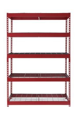 Warehouse Boltless Rivet Metal Garage Shelving Storage Unit