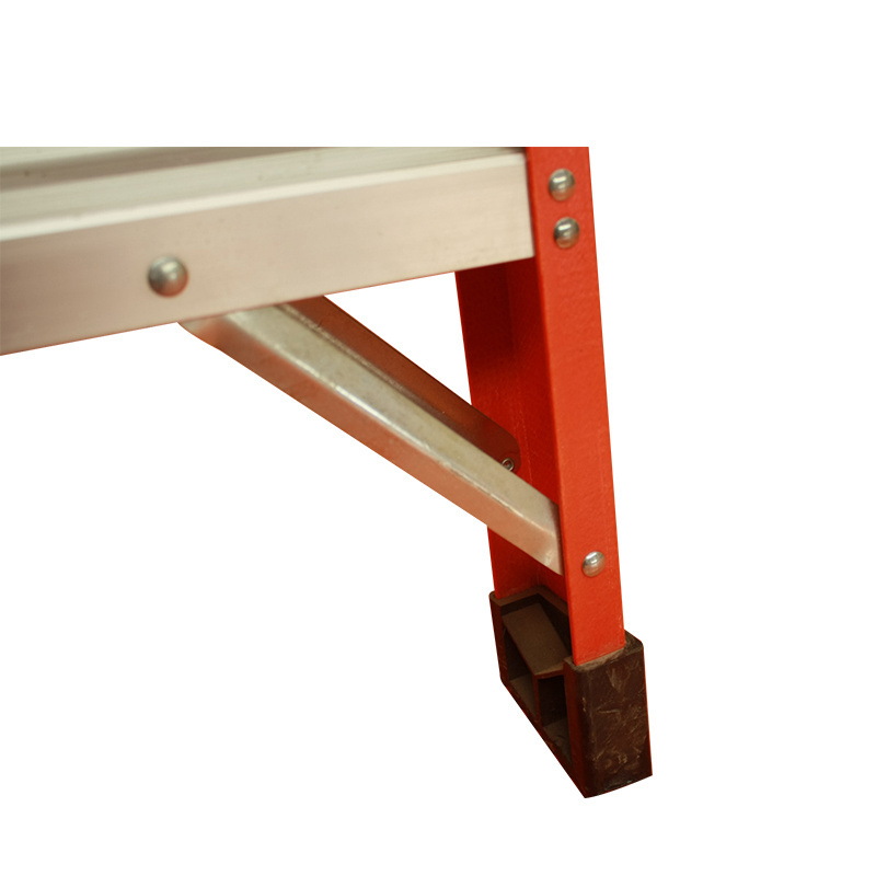 Practical narrow folding step ladder hinge movable ladder