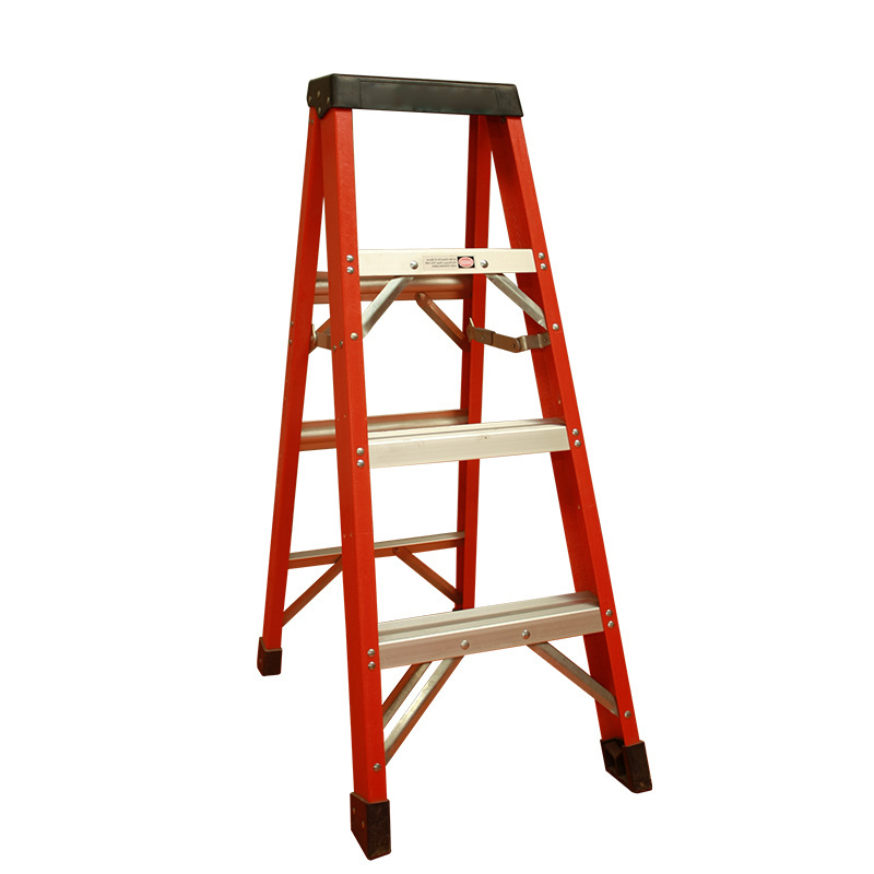 Practical narrow folding step ladder hinge movable ladder