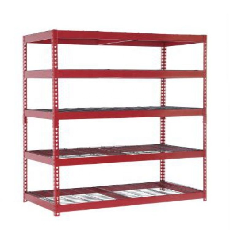 Warehouse Boltless Rivet Metal Garage Shelving Storage Unit