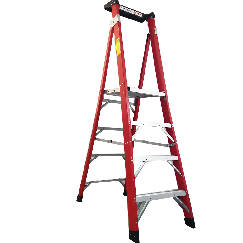 Fiberglass 300 Lb Load Capacity Triangle Step Platform Ladders Industrial Ladders Insulation Ladders Blue Hill 1450mm-2895mm 2-7