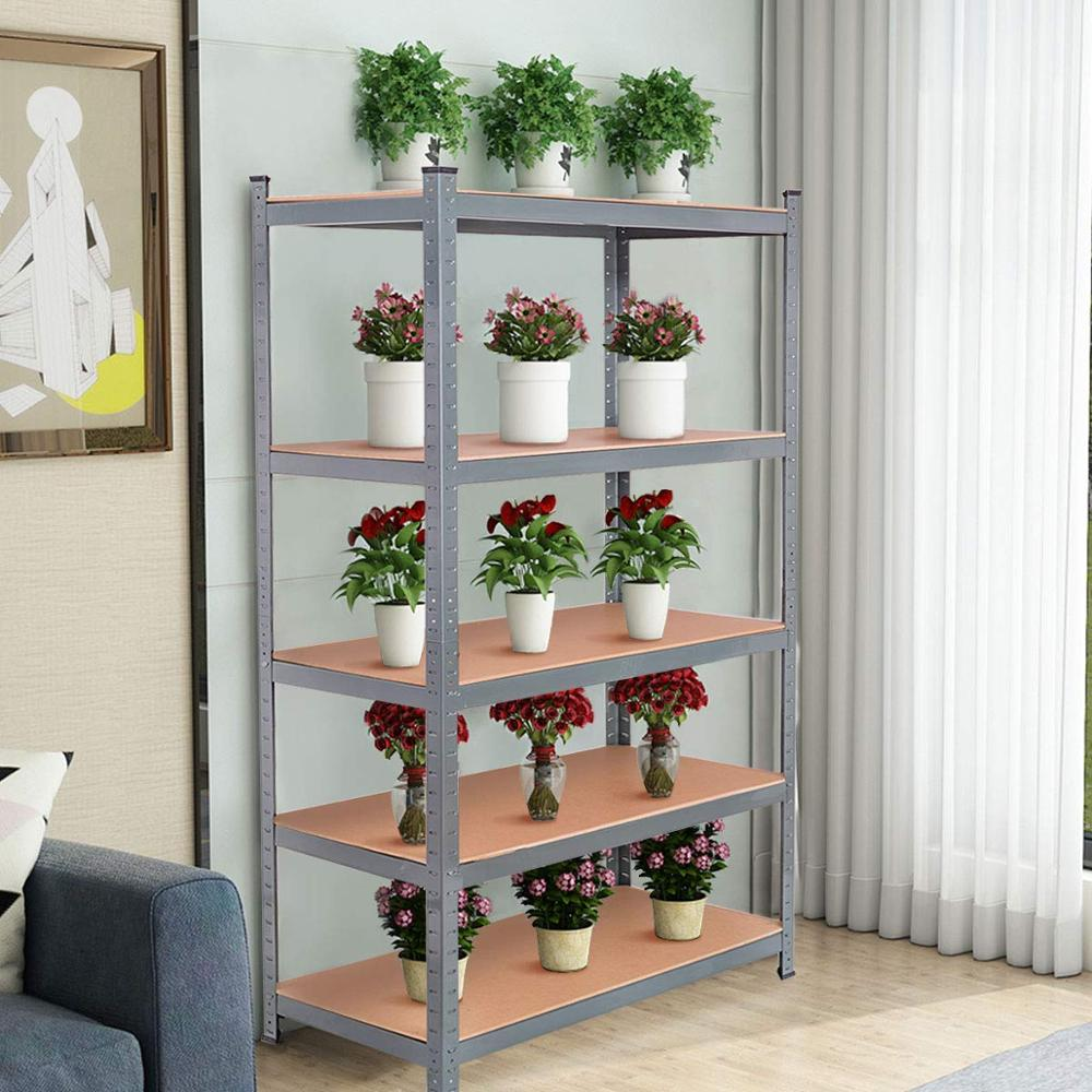 Qingdao Heavy Duty Store Shelves Rack Estantera Metal 4 Niveles Garaje Estante de Almacenamiento