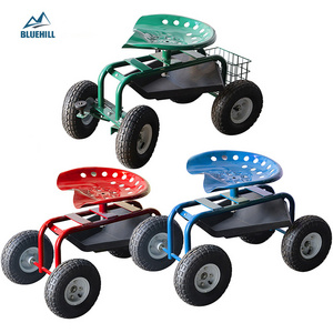 Weeding Gardening Outdoor Lawn Care Garden Cart Rolling Scooter