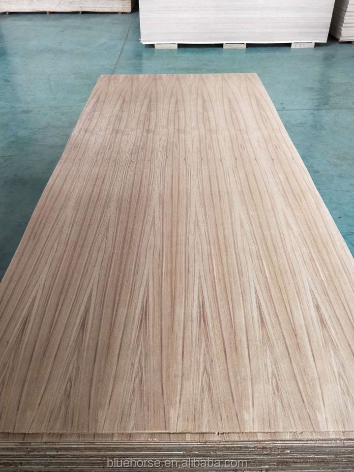 Hot Sale Recon Teak Veneer Faced Plywood/MDF Board