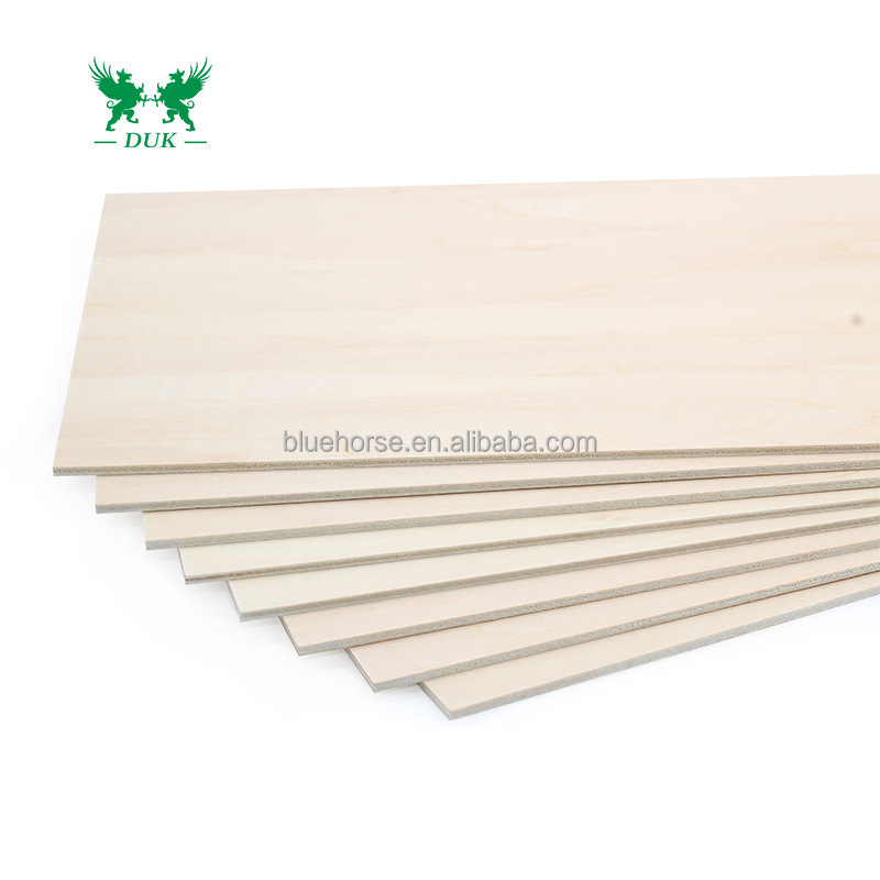 3mm/4mm/5mm Basswood Plywood  Laser Cutting Basswood Plywood Sheet For Wood Model