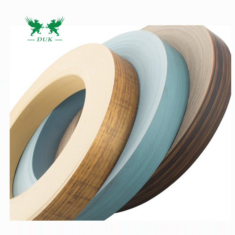 China Supplier furniture use pvc edge banding Solid Color wood color edge banding tape