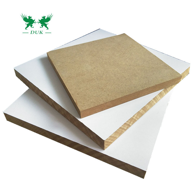 White Melamine Laminated Mdf Hdf Wooden Veneer Board 4mm 6mm 10mm